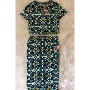 Forever 21 skirt set